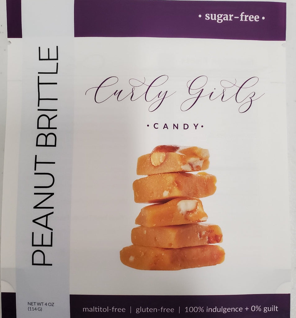 Peanut Brittle - Curly Girlz Candy